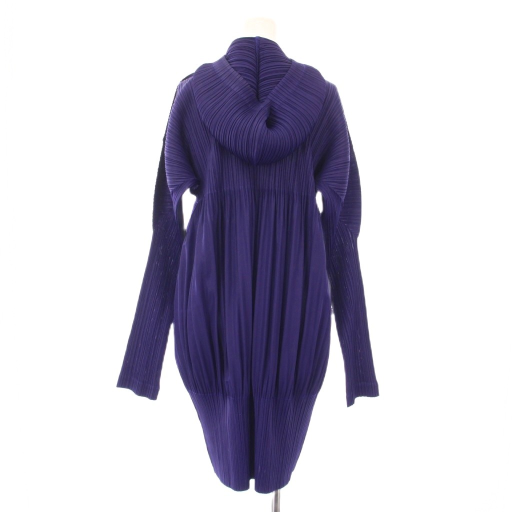 PLEATS PLEASEプリーツプリーズ フード付コート イッセイミヤケ