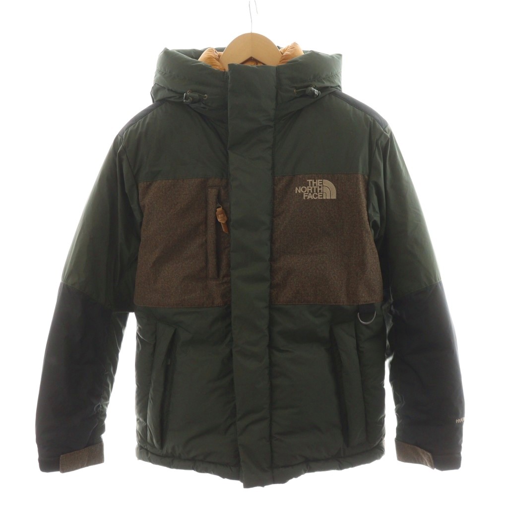 THE NORTH FACE フード付きダウンジャケット 90 オリーブグリーン THE NORTH FACE フード付きダウンジャケット 90 オリーブグリーン