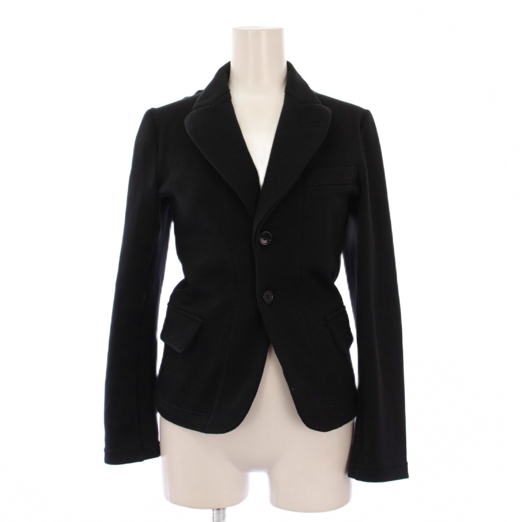 コムデギャルソン 黒 ショートジャケット COMME des GARCONS