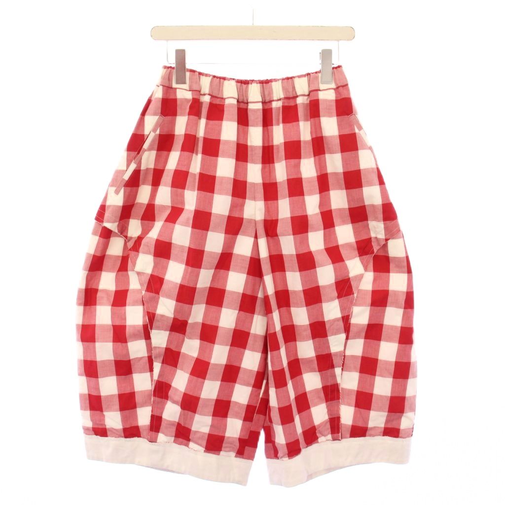 コムデギャルソン 赤 ワイドパンツ コムコム コムデギャルソンCOMME