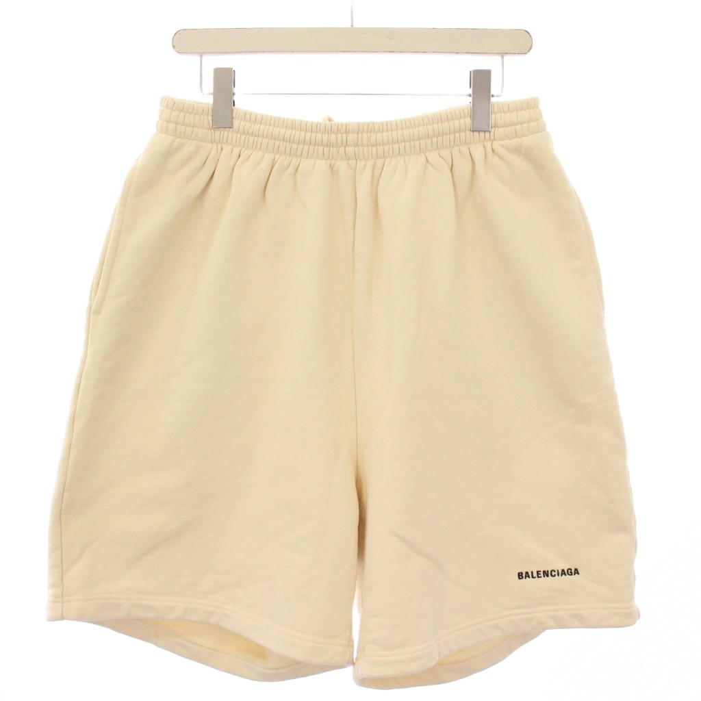 BALENCIAGA ロゴ刺繍 スウェットハーフパンツ BALENCIAGA ロゴ刺繍 スウェットハーフパンツ