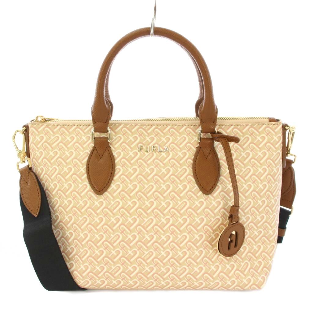フルラ FURLA 2WAY ハンドバッグ ショルダーバッグ ロゴチャーム 