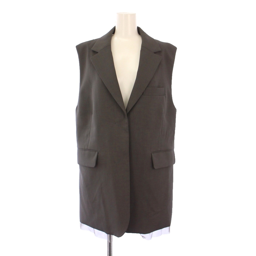 メゾンスペシャル MAISON SPECIAL Back Tulle Gilet バック メゾンスペシャル MAISON SPECIAL Back Tulle Gilet バック