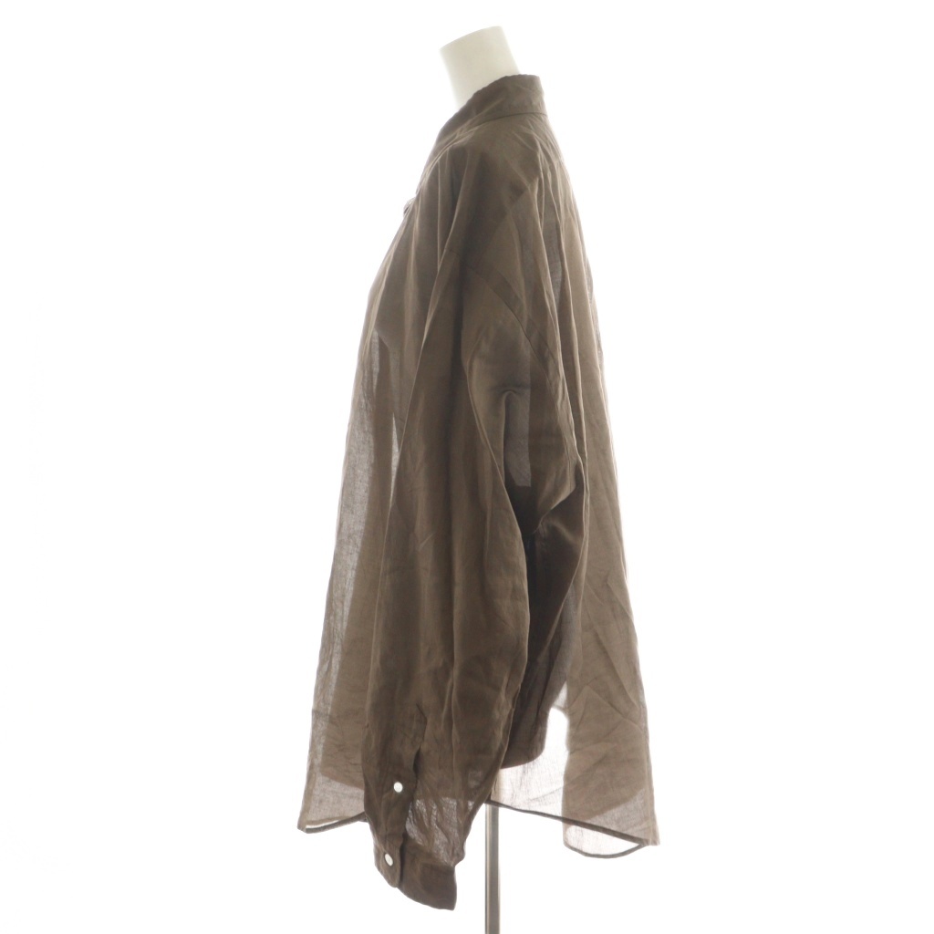 シンゾーン Shinzone SHEER DADDY SHIRT シャツ ブラウス 長袖 シアー