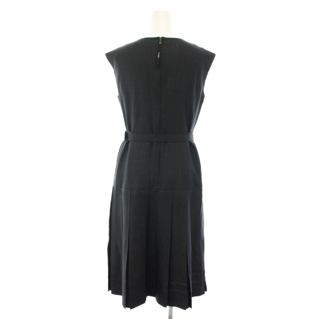 FOXEY フォクシー ドレスパレット ワンピース ベルト ノースリーブ FOXEY 新品同様 フォクシー 2023年製 DINAH ノースリーブ ドレス