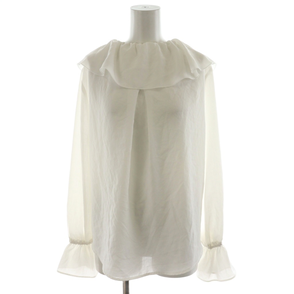 ガリャルダガランテ GALLARDAGALANTE 24SS ラッフルカラーブラウス