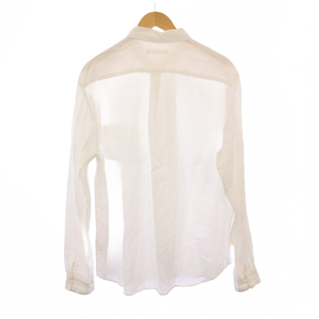 ネストローブ ホワイトリネンボタンシャツ ネストローブ ホワイトリネンボタンシャツ