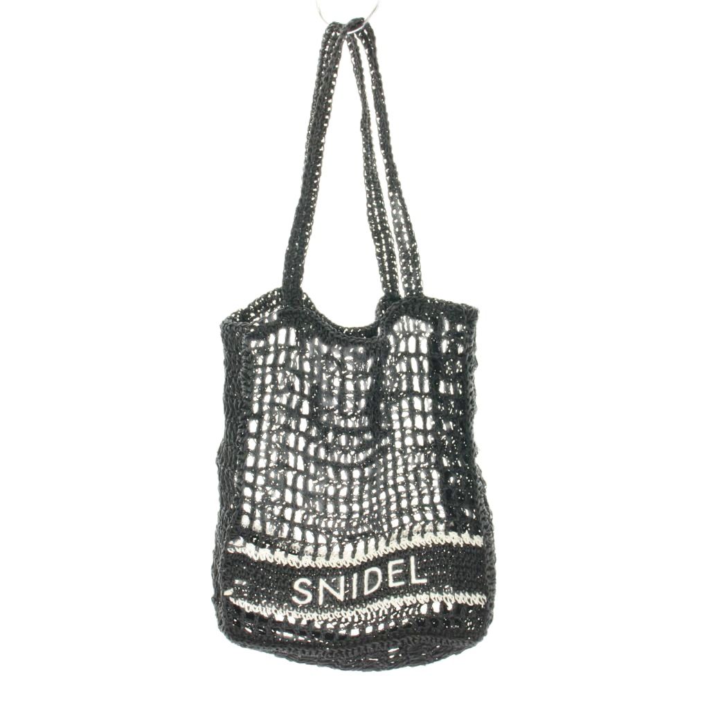 snidel かごバッグ SNIDEL かごバッグ カゴバッグ コットンショルダーブレード