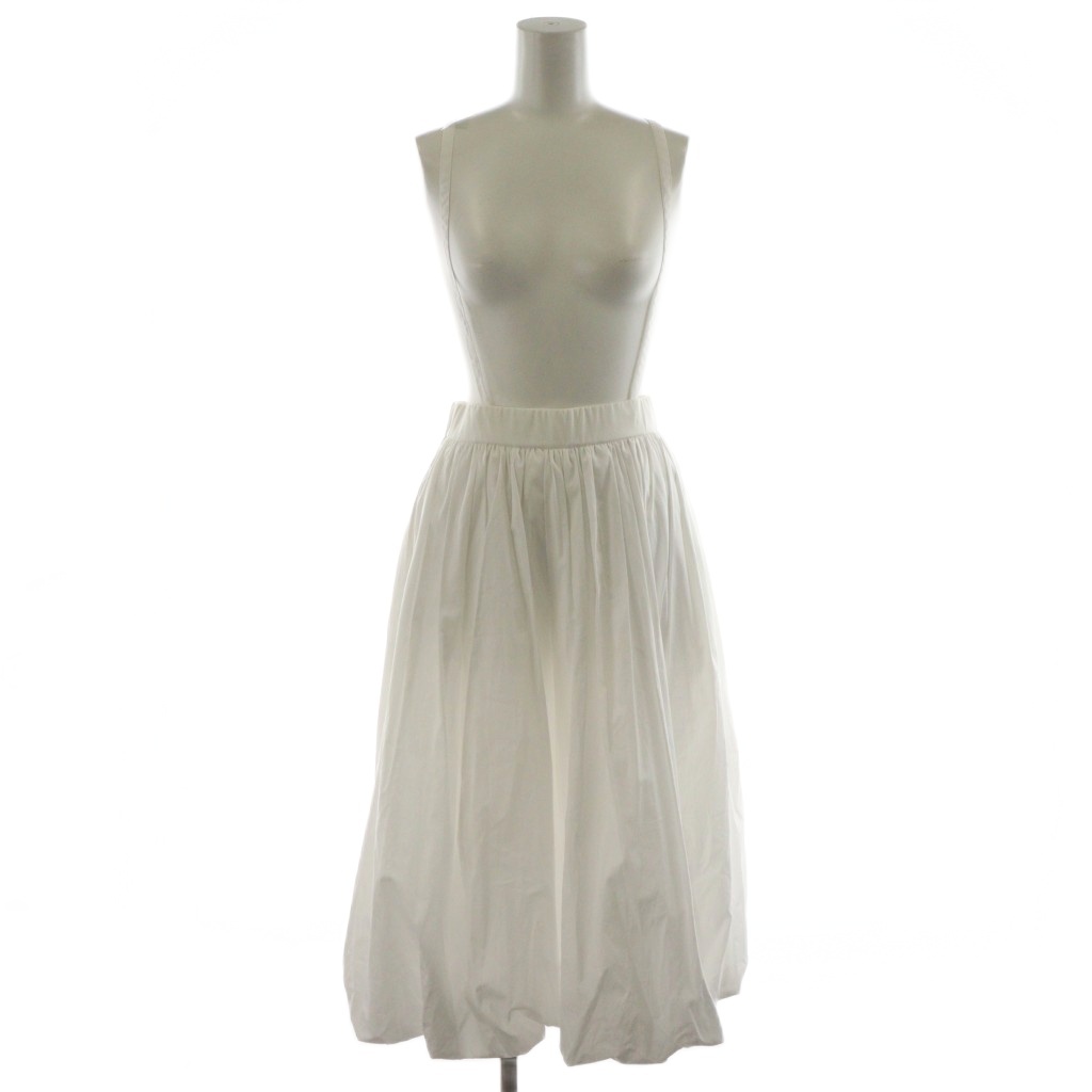 cygne ホワイト フレアスカート シーニュホワイト フレアロング