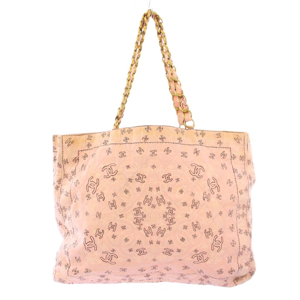 シャネル CHANEL ココマーク カメリア トートバッグ ハンドバッグ 