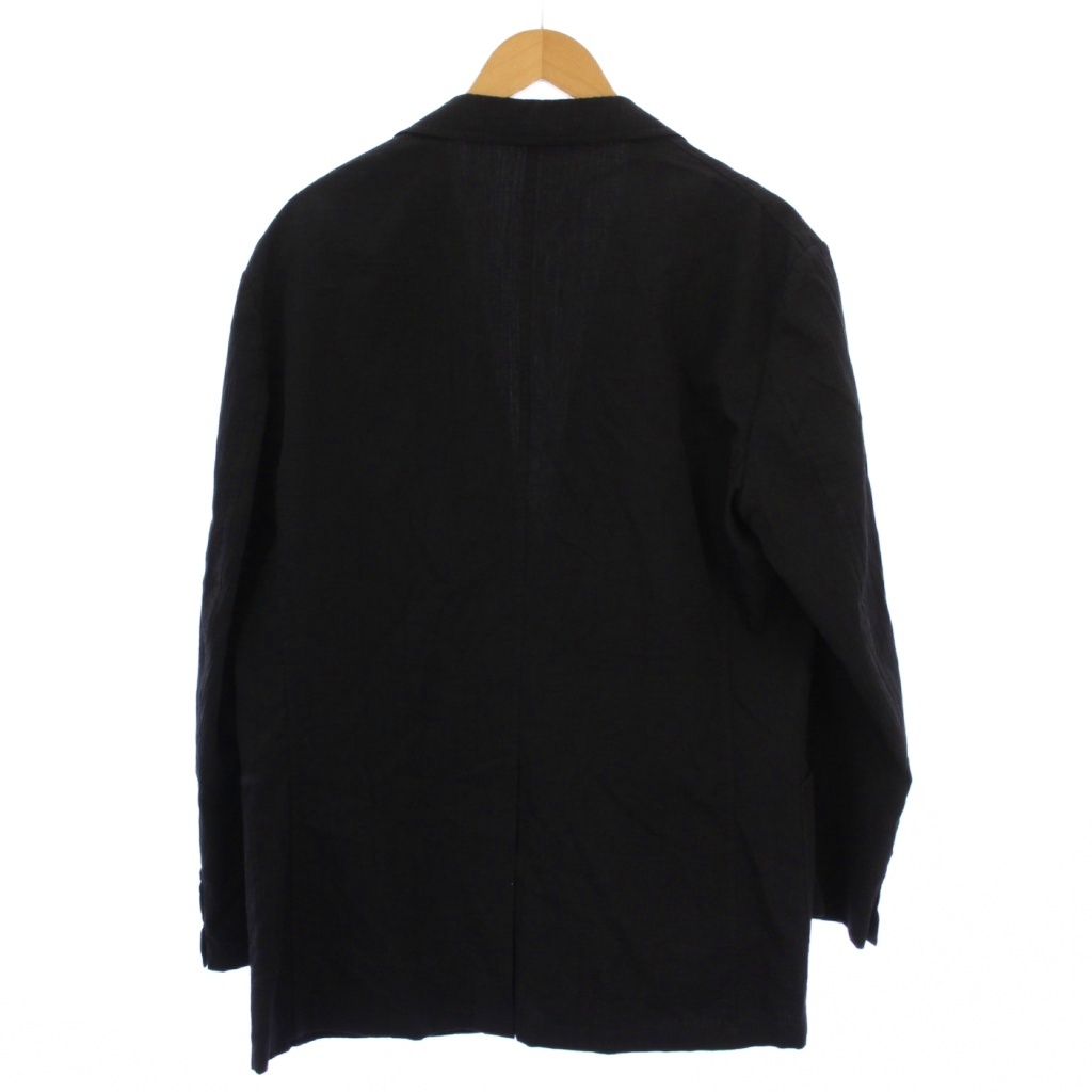エルメス HERMES テーラードジャケット シングル 2B 54 黒