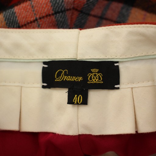 ドゥロワー Drawer テーパードパンツ スラックス ジップフライ  