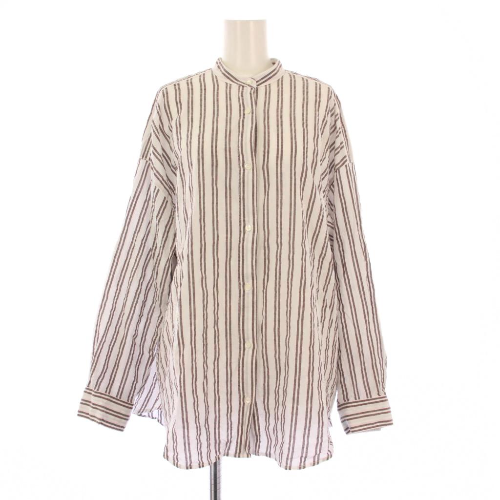 フレームワーク Framework 25SS STRIPE ストライプオーバーシャツ