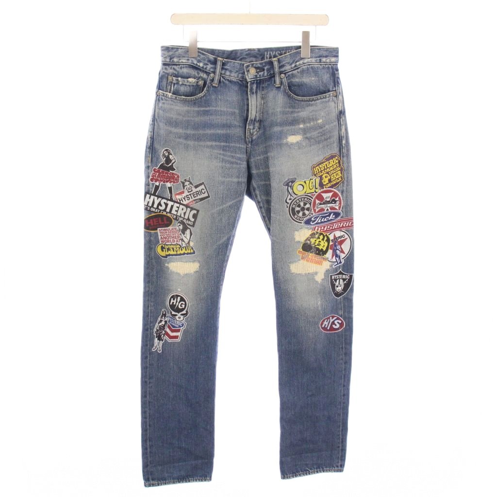 ヒステリックグラマー HYSTERIC GLAMOUR デニムパンツ ジーンズ ジップ 