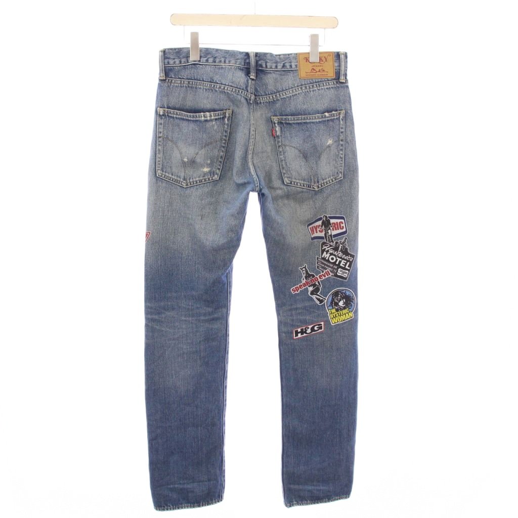 ヒステリックグラマー HYSTERIC GLAMOUR デニムパンツ ジーンズ ジップ