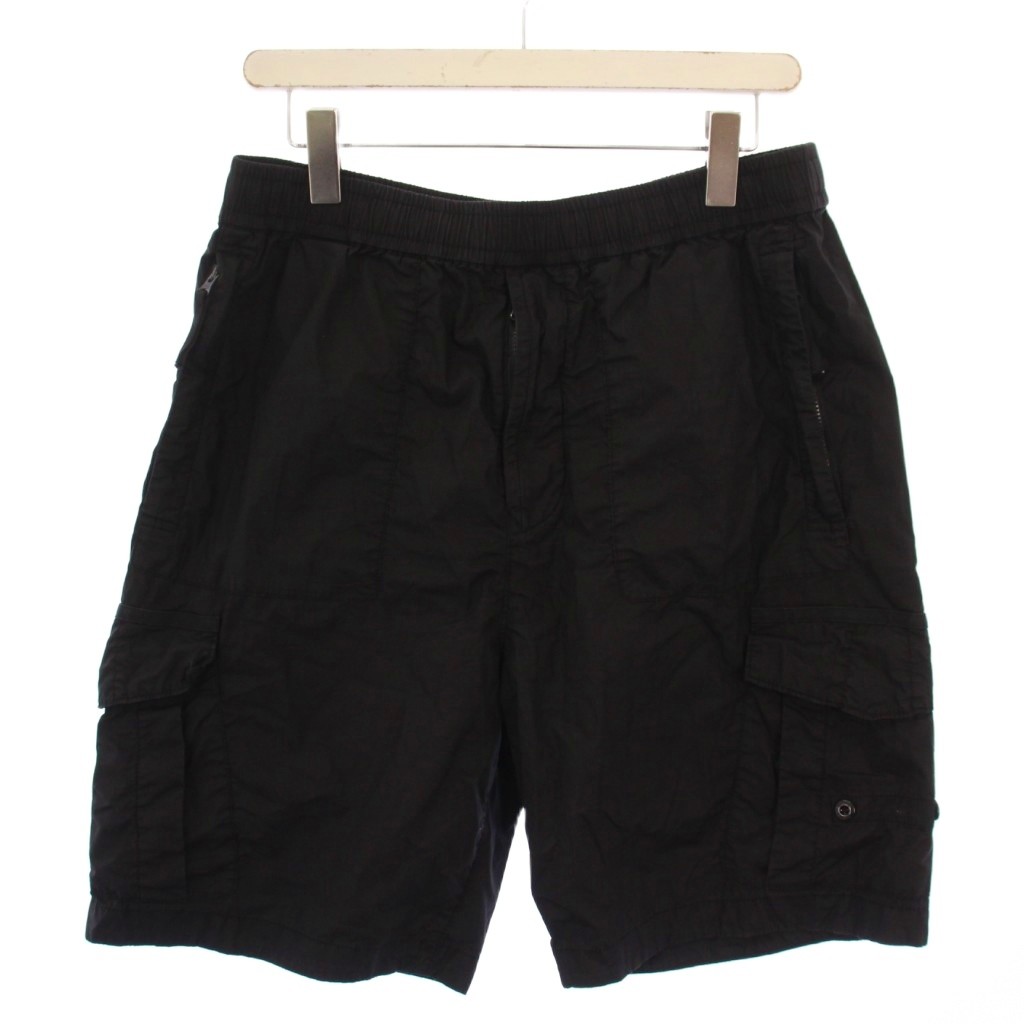 STONE ISLAND ブラックカーゴショーツ