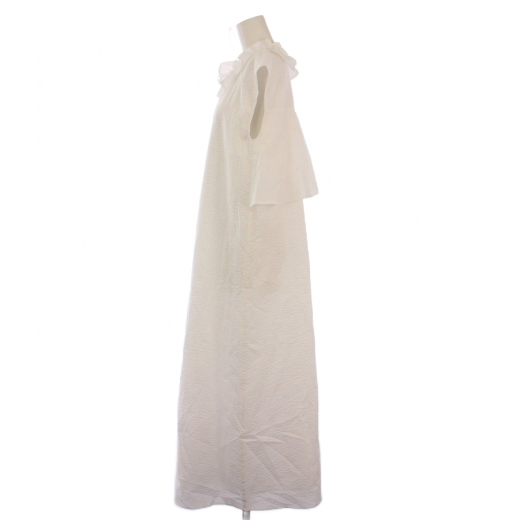 ボウエー bow.a FRENCH SLEEVE FRILL ONE PIECE フレンチスリーブ  