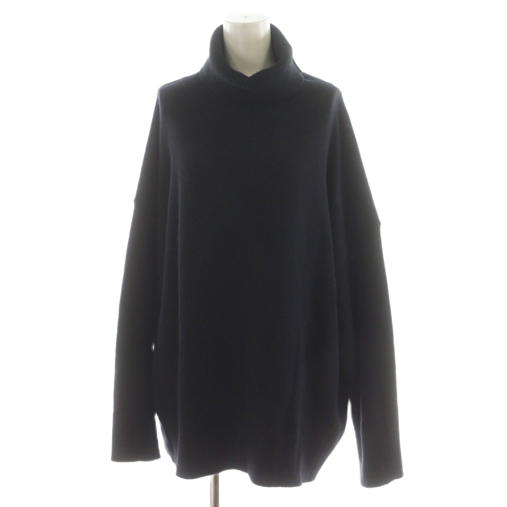 23AW✨エブリデイアイライク　Aries　タートルネックニット　ウール　黒 23AW✨エブリデイアイライク Aries タートルネックニット ウール