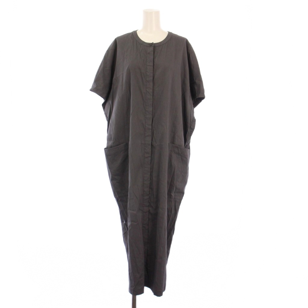 セオリーリュクス2023Crisp Linen人気ロングワンピース未使用38黒 セオリーリュクス2023Crisp Linen人気ロングワンピース未使用38黒