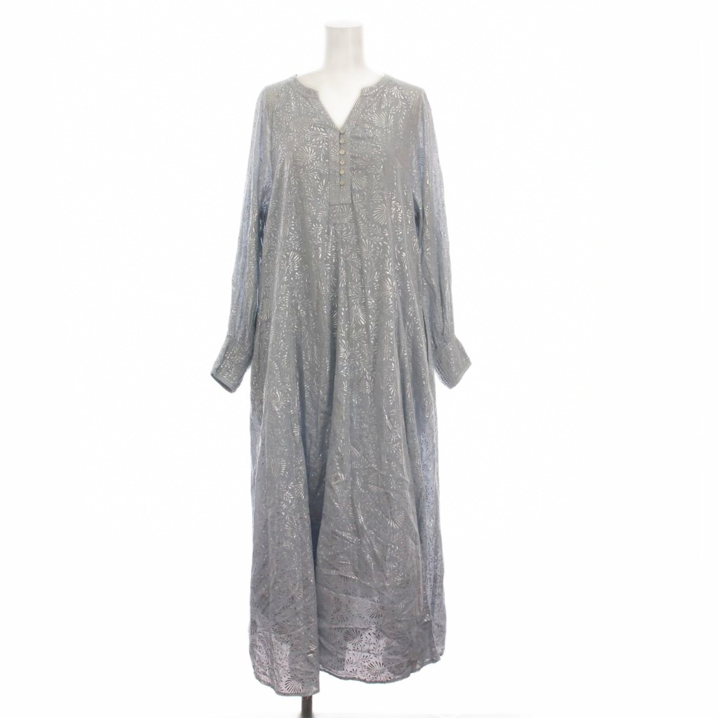 ヌキテパ NE QUITTEZ PAS! 23SS Cotton Voile Foil Flower Print