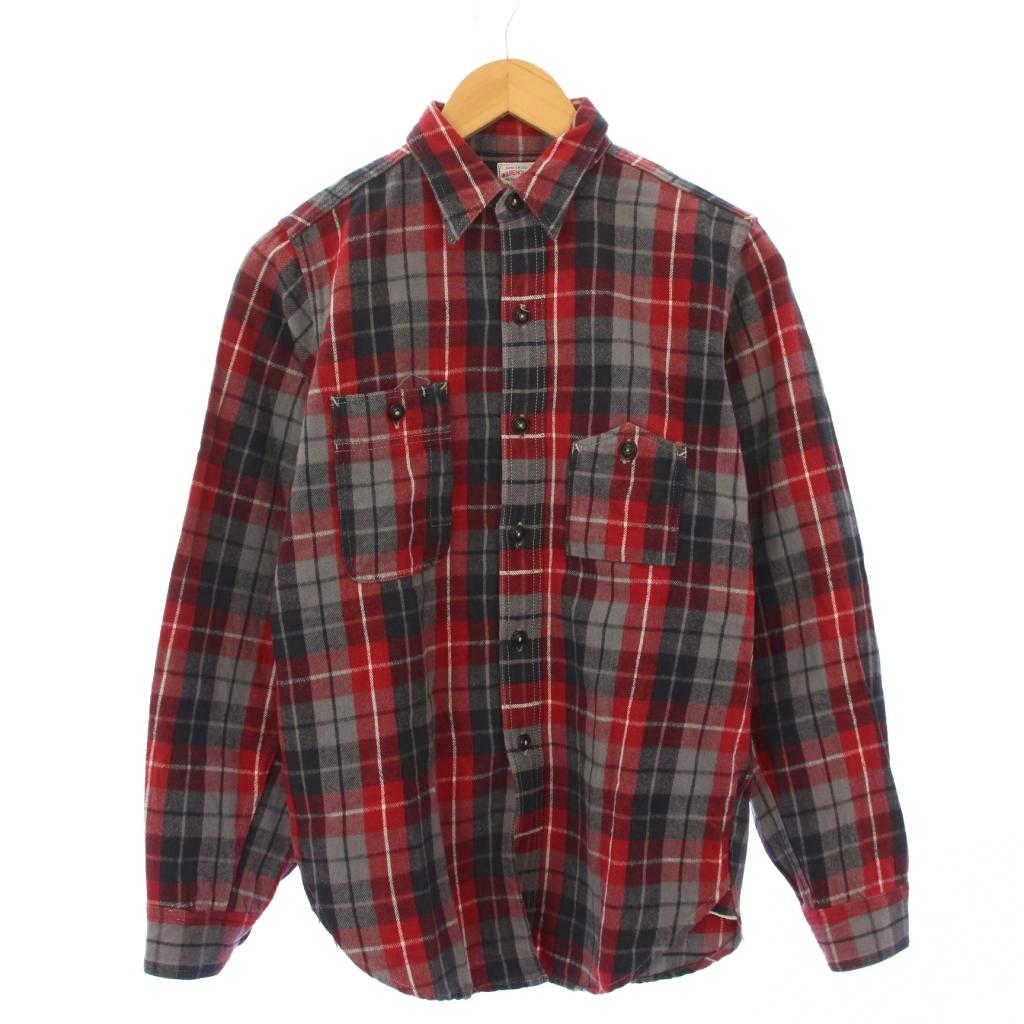 最終値下げ》Boncoura ヘビーネルチェック ワークシャツ 36 | TIENDA 