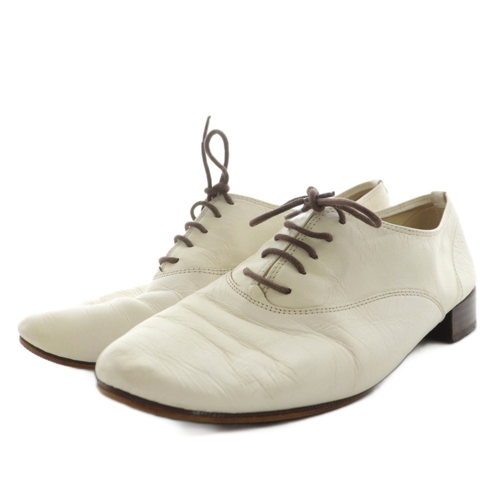 レペット Repetto ジジ zizi レザーシューズ モカシン レースアップ 38