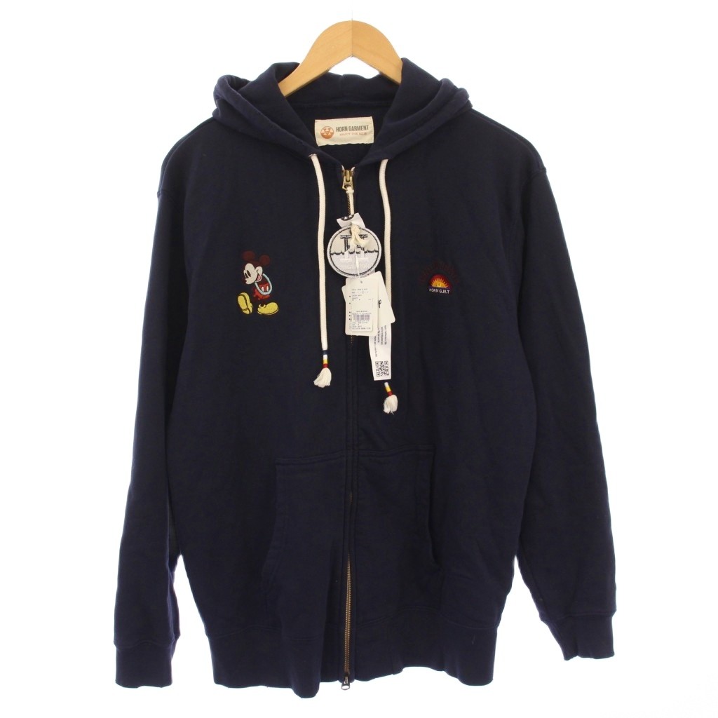 未使用品 ホーン・ガーメント HORN G.M.T ミッキーコレクション ジップ