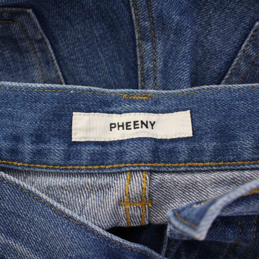 フィーニー PHEENY Vintage denim semi flared pants ヴィンテージ