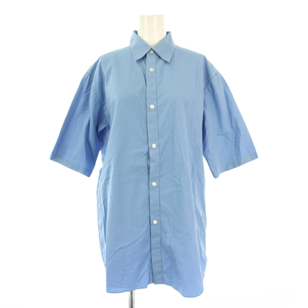 オーラリー AURALEE 25SS WASHED FINX TWILL HALF SLEEVED SHIRT 