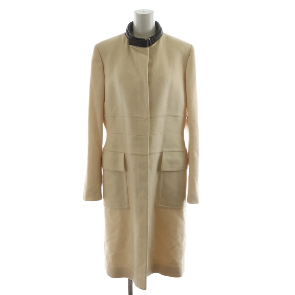 グッチ GUCCI トムフォード期 コート ロング スタンドカラー ウール