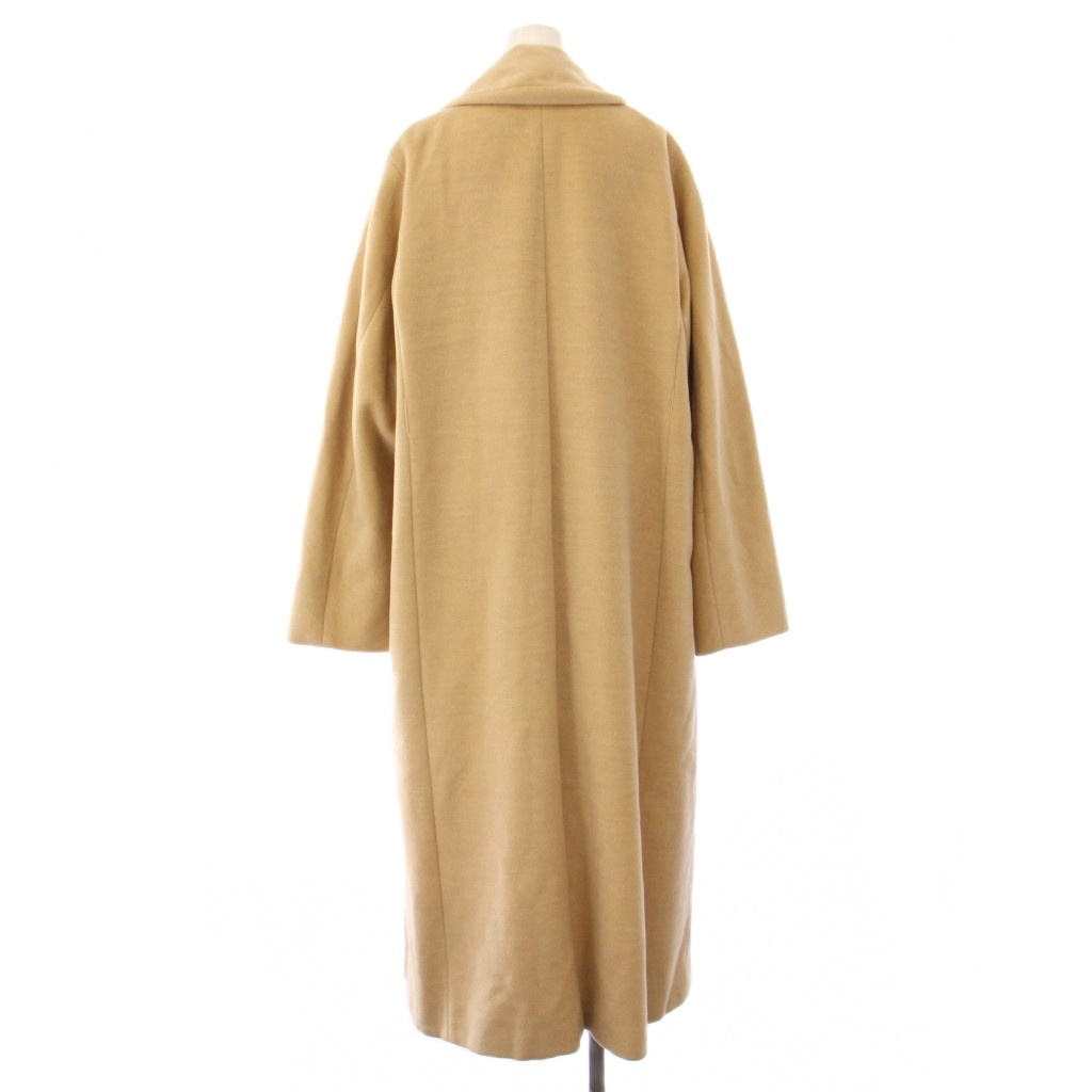 【中古】マックスマーラ MAX MARA 白タグ チェスターコート アウター ロング丈 前開きトッパー ウール 40 ベージュ マックスマーラ MAX MARA 白タグ チェスターコート アウター ロング丈