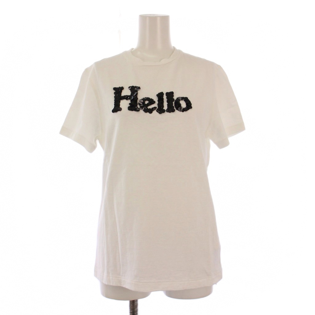 マディソンブルー MADISONBLUE 25SS HELLO TEE SPANGLE ハロー Tシャツ 