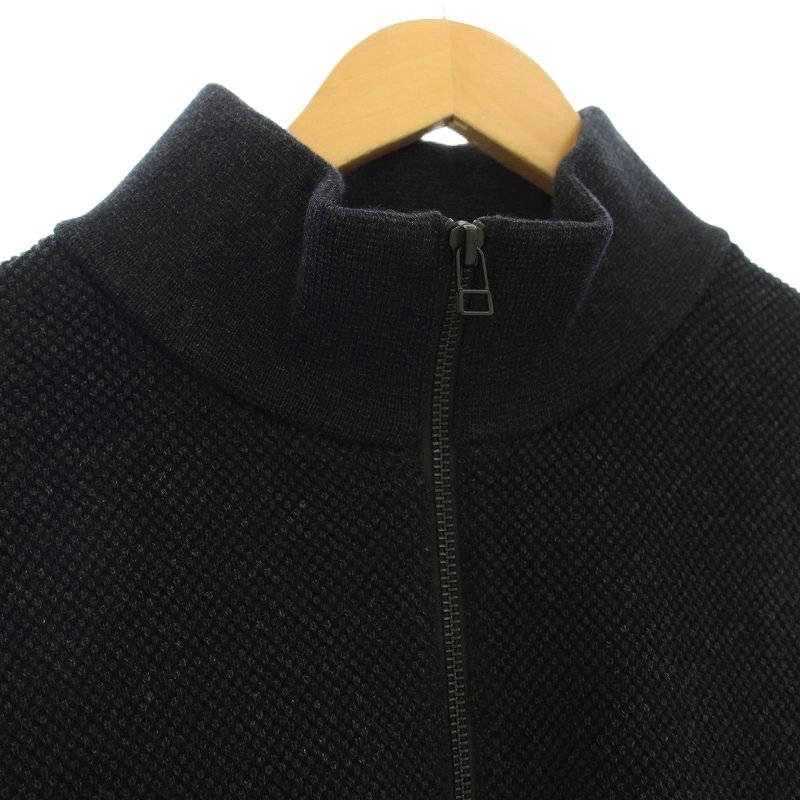 クレプスキュール crepuscule Moss Stitch Drivers ニット ジップ  