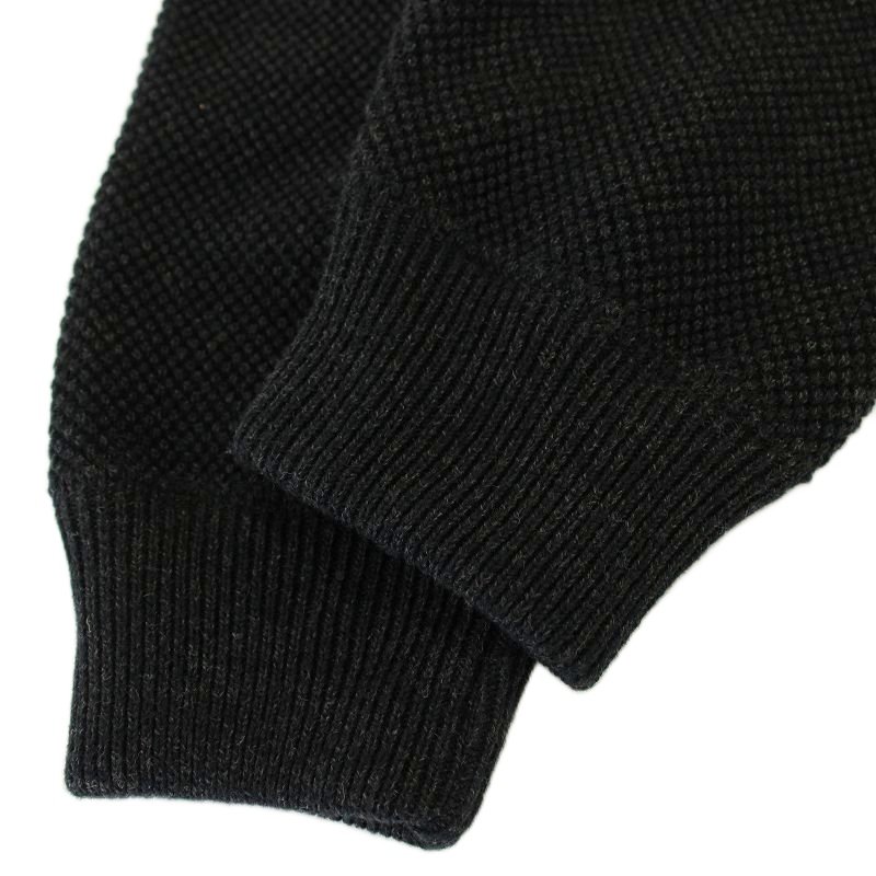 クレプスキュール crepuscule Moss Stitch Drivers ニット ジップ  