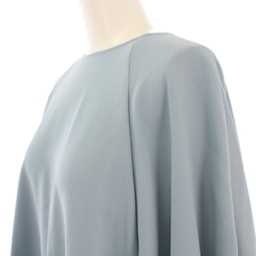 ADORE 38 みずいろ 長袖シャツ アドーア ADORE シャツ ブラウス 長袖 クルーネック ストレッチ 無地