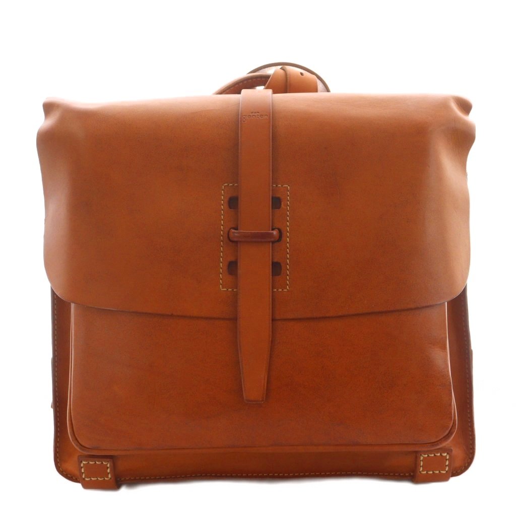 dan genten ブラウン ビジネスバッグ genten / ゲンテン ベジタブルタンニン鞣し 天然皮革 ダーク