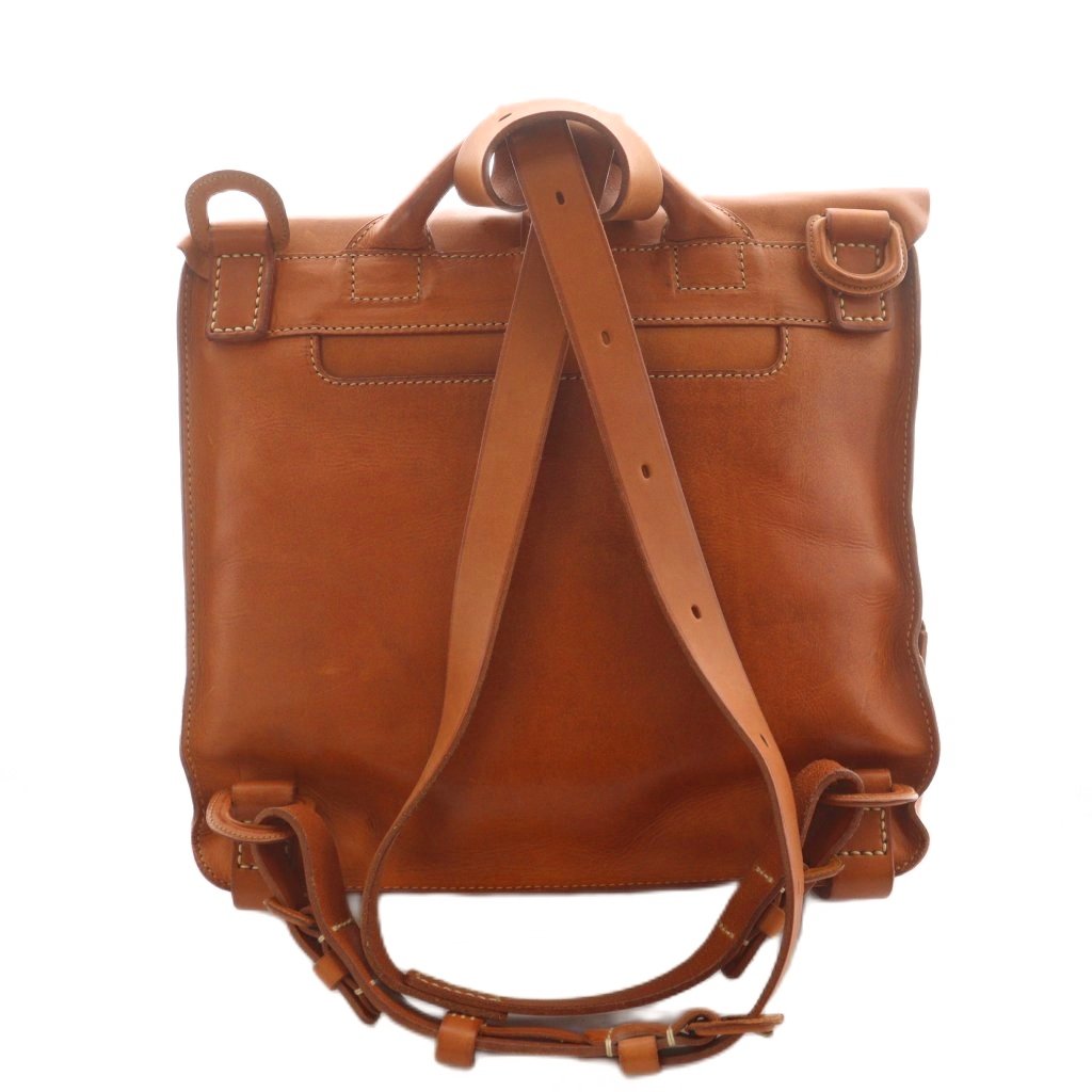 ☆【美品】ダンゲンテン　バッグ　ヌメ革　3way☆ ゲンテン genten サドルベルト 3wayバッグ リュックサック デイ