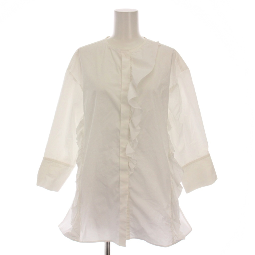 アナイ ANAYI 22SS タイプライターフリルブラウス シャツ 長袖 アナイ ANAYI 22SS タイプライターフリルブラウス シャツ 長袖