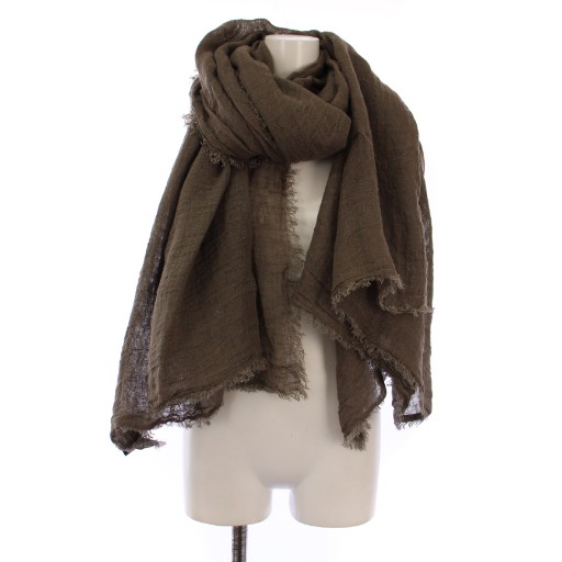 メゾンドバカンス Maison de Vacances 20SS ストール リネン ブラウン