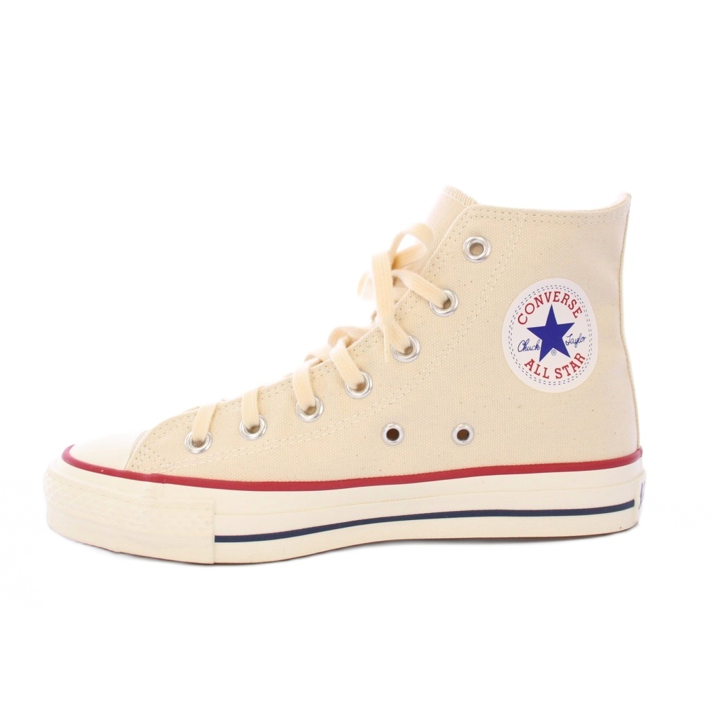 【中古】コンバース CONVERSE CANVAS ALL STAR J HI スニーカー ハイカット 5.5 アイボリー /TK レディース 中古】コンバース CONVERSE CANVAS ALL STAR J HI スニーカー