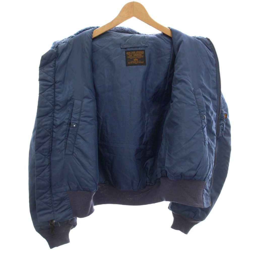 アルファ ALPHA VINTAGE B-15C フライトジャケット ナイロン ジップ