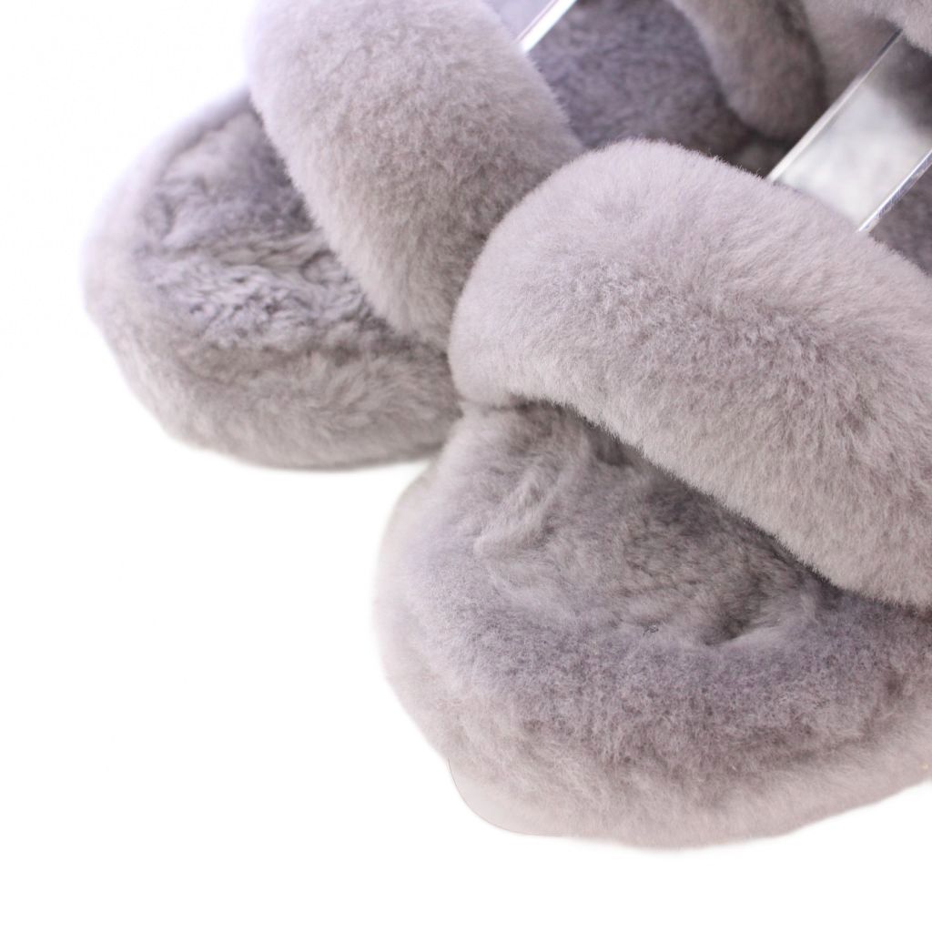 アグ オーストラリア UGG australia OH YEAH ファーサンダル 厚底 ロゴ