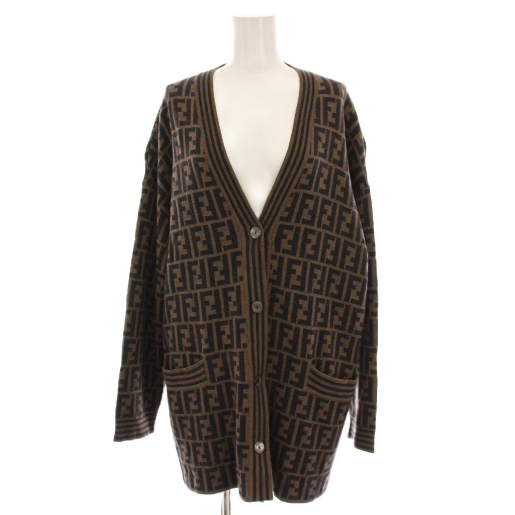 FENDI ズッカ柄カーディガン FENDI フェンディ カーディガン ズッカ柄 メリノウール100