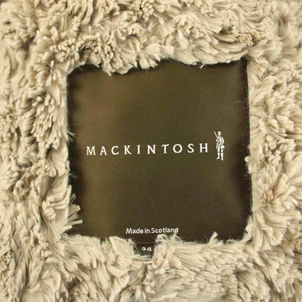 マッキントッシュ MACKINTOSH キルティングコート 中綿 フード ロング 裏ボア 34 カーキ QA /KU レディース