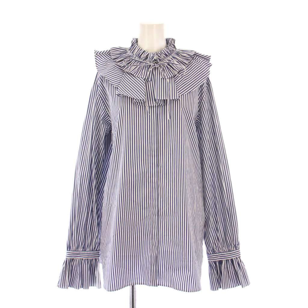 未使用品 ミラオーウェン Mila Owen 25SS デタッチャブルラッフル 