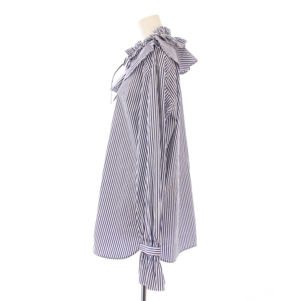 未使用品 ミラオーウェン Mila Owen 25SS デタッチャブルラッフル 