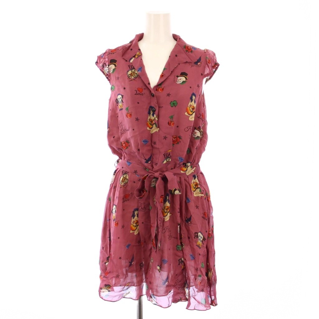ヒステリックグラマー HYSTERIC GLAMOUR フレアワンピース ミニ ヒステリックグラマー HYSTERIC GLAMOUR フレアワンピース ミニ