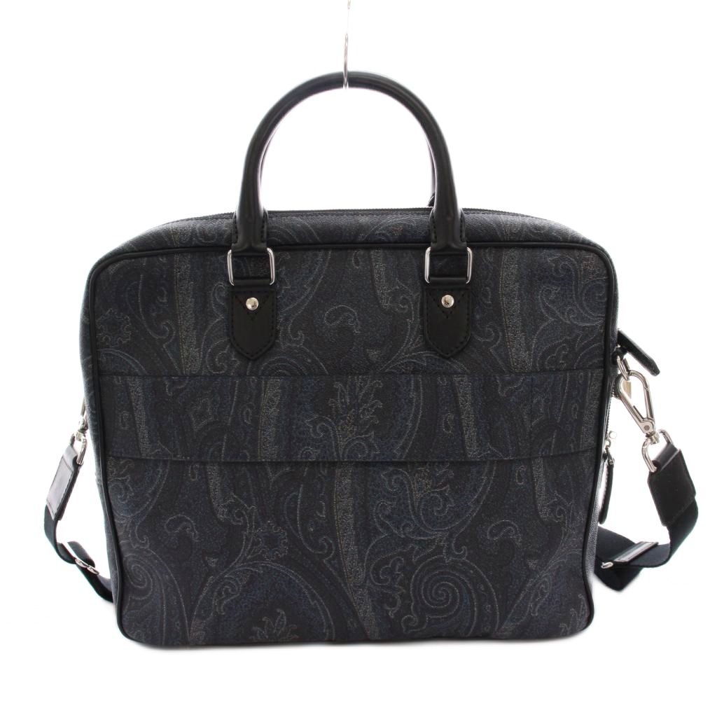 ETROエトロ ペイズリー柄 ブリーフケース ビジネスバッグ 2way A4可