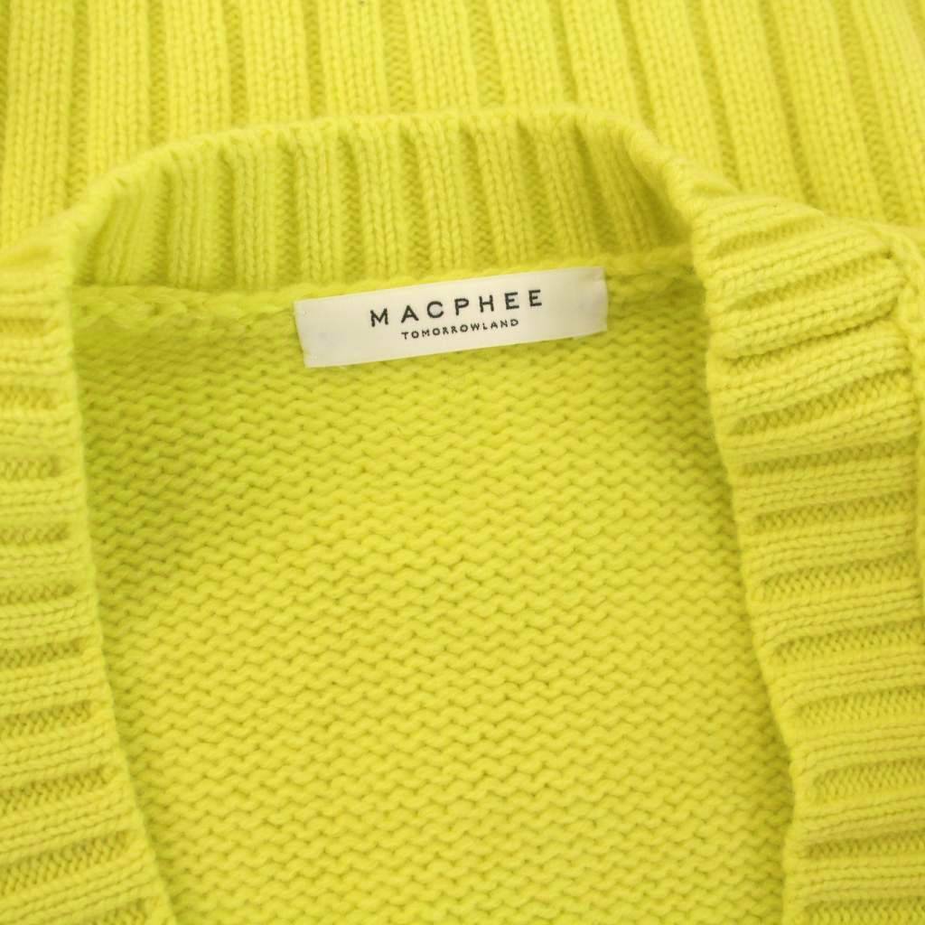 マカフィー MACPHEE トゥモローランド ラムカシミヤ Vネック
