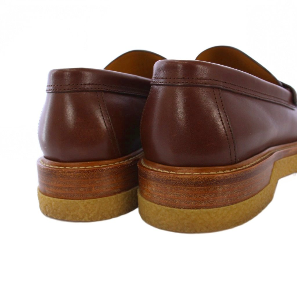 エルメス HERMES ダブリンローファー クレープソール レザー 41